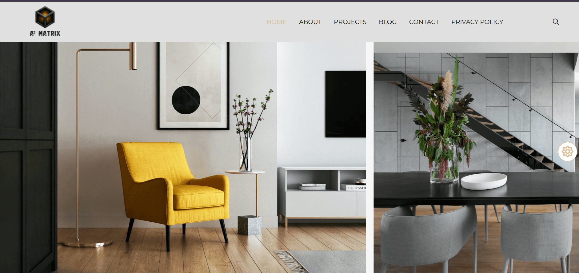 Acube Matrix Corporate Web Portal screen 1