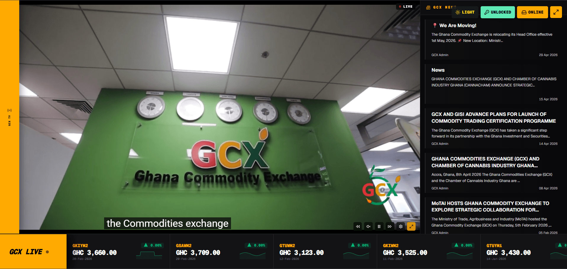 GCX Corporate Website & CMS screen 1
